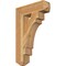 Ekena Millwork Merced Craftsman Rough Sawn Bracket, Western Red Cedar, 4"W x 16"D x 24"H BKT04X16X24MRC04RWR - alternate 1